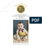 Free Crochet Pattern Lion Brand Cotton-Ease (New) Owl Bib