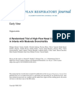 Early View: A Randomised Trial of High-Flow Nasal Cannula in Infants With Moderate Bronchiolitis