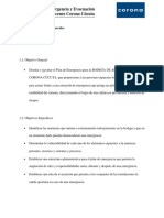 Plan de Emergencia y Evacuación Corona
