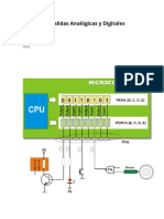 Entradas y Salidas Analógicas y Digitales