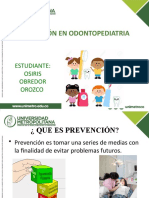 Prevención en Odontopediatria ....