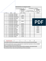 Final TIme Table-For The Mandatory Quiz