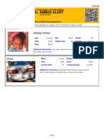 AMBER Alert Flyer - Chasity Collins