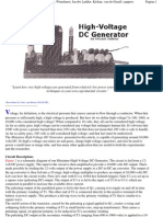 High-Voltage DC Generator