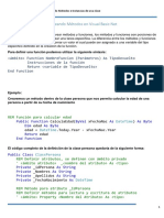 Visual Basic Creando Un Método e Instancia de Una Clase