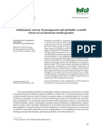 (18469558 - Acta Pharmaceutica) Anthelmintic Activity of Praziquantel and Spilanthes Acmella Extract On An Intestinal Cestode Parasite