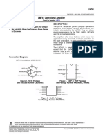 LM741 Operational Amplifier: Features Description