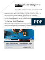 3 Simple Solar Panel - Mains Changeover Circuits Homemade Circuit Projects