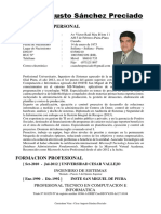 00 Curriculum Vitae César Augusto Sánchez Preciado - Resumen Mayo 2020