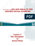 Disciplines and Ideas in The Applied Social Sciences