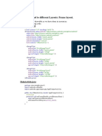 Practical No 4: C. Programs Related To Different Layouts: Frame Layout