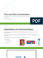 Price and Value Communication: Strategies To Influence Willingness-To-Pay Session 4 Elkana Ezekiel