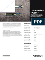 120mm M865 TPCSDS-T: Target Practice Cone Stabilized Discarding Sabot With Tracer