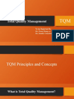 TQM Principles and Concept