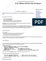 Using A Staging Table For Efficient MySQL Data Warehouse Ingestion