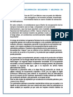 Futuro de La Recuperación Secundaria y Mejorada en Mexico