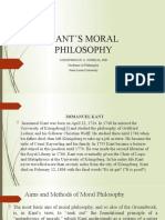 Kant'S Moral Philosophy: Godofredo P. G. Nebrija, PHD Professor of Philosophy Saint Louis University