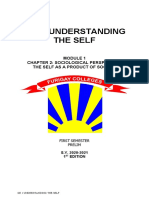 Ge 1: Understanding The Self: Chapter 2: Sociological Perspective: The Self As A Product of Society