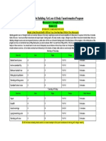 12 Week Muscle Building, Fat Loss & Body Transformation Program