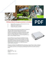 PSC Rescue Sheets For All Weather Protection