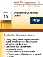 Evaluating Consumer Loan