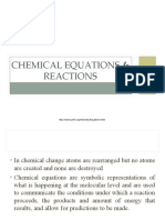 Chemical Equations & Reactions