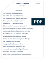 Life Sustaining Processes & Phenomena - Chapter 4 - Adaptation - Introduction Poem