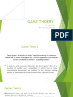 Game Thoery: Dr. Keerti Jain NIIT University, Neemrana