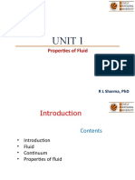 Unit 1: Properties of Fluid