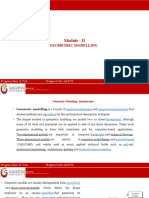 Module - II: Geometric Modelling