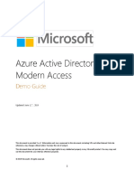 Azure Active Directory - Modern Access Product Demo Guide