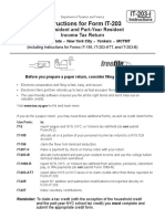 Instructions For Form IT-203: Nonresident and Part-Year Resident Income Tax Return