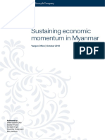 Sustaining Economic Momentum in Myanmar MC Kinsey