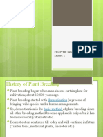 PLANT BREEDING - INTRO-2nd Lecture, 2003