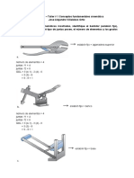 Mecanismos - Taller # 1 Conceptos Fundamentales Cinemática PDF