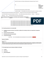 Strategic Management MCQ Questions and Solutions With Explanations - Management Page-12 Section-1