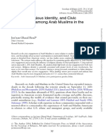 Gender, Religious Identity, and Civic Engagement Among Arab Muslims in The United States