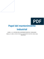 1.4 Papel Del Mantenimiento Industrial