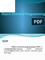 Object Oriented Programming