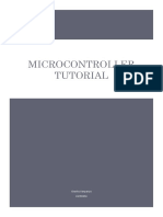 Microcontroller Tutorial: Charles Vanpariya U17EE054