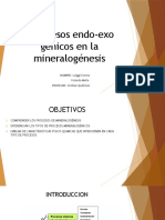 Geologia Procesos Mienralogenicos