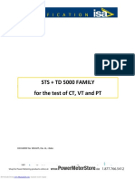 Sts + TD 5000 Family For The Test of CT, VT and PT: Powermeterstore