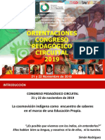 Orientaciones Congreso Pedagogico Circuital-Territorio Indigena 08 - 11 - 2019 PDF