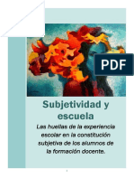 Escuela y Subjetividad PDF