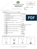 PreCalculus Midterm (1stQ)