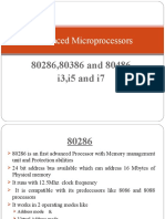 Advanced Microprocessors