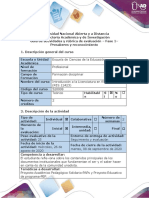 Guía de Actividades y Rúbrica de Evaluación - Fase 1 - Presaberes y Reconocimiento