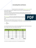 Portfolio Analysis - Risk & Return