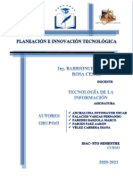 Grupo2. Planeación e Innovación Tecnológica