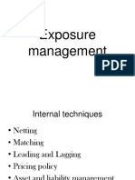 Exposure Management Internal Techniques